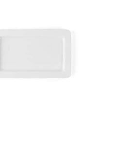 Holst Porzellan GN 1/4 Gastronorm Platte weiß 20 mm 26,5 x 16,2 x 2 cm für Profi-Küchen