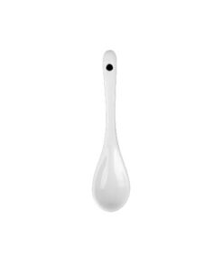 Holst Porzellan KPL 610 Weissende gerade Porzellan Löffel für Küche und Tisch 6 Stück