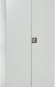Stahlschrank abschliessbar für Werkstatt & Büro 195x92x42cm mit 4 höhenverstellbaren Einlegeböden & Aktenschrank für 5 R