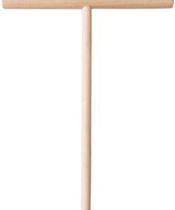 Teemando® Crepes-Verteiler aus Buchenholz, 22 cm, hauchdünn verteilt Teig für Crepes und Palatschinken, perfekt für Haus
