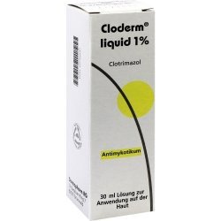 CLODERM LIQUID 1% - Pilzinfektionen der Haut - für die ganze Familie - praktisch zur every-day-Use - 30 ml - schnelles H