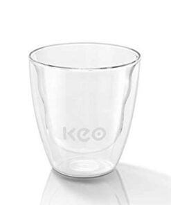 Doppelwandiges Teeglas KEO Pyramide 250 ml Gastronomiequalität Borosilikatglas