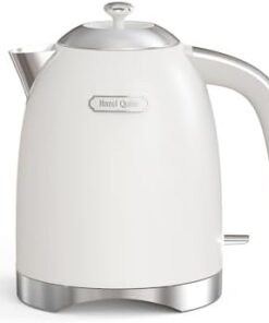 Hazel Quinn Elektrischer Wasserkocher 2200W 1,7L 304 Edelstahl Schnellkochfunktion Vintage Design
