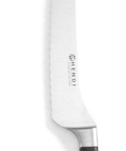 HENDI Brotmesser Deutscher Stahl X50CrMoV15, lange Klinge, ideales Küchenmesser für Profis und Liebhaber | HENDI Brotme