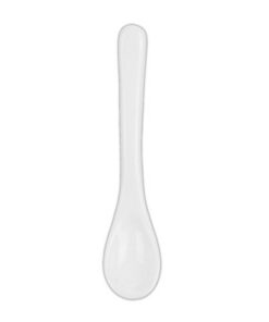 Holst Porzellan Löffel 7 cm gerade Form, weiß, 6 Einheiten