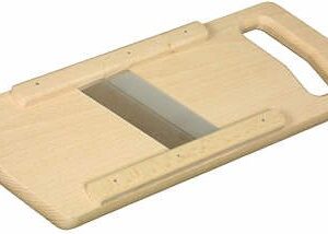 Gemüse-Hobel mit Grifflöchern | Holzschliff,Comfortgriff,29x11 cm,Buche,Roh