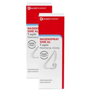 SineAL Nasenspray 1 mg/ml für Schnupfen (2x10 ml) - Luftreinigung, Entschwemmen,Comfort