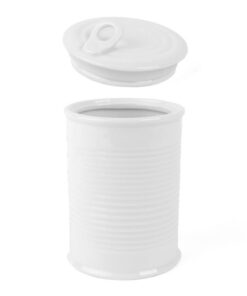 Holst Porzellan Vorratsdose SL 013 weiß 16 cm 12 x 12 x 17.5 cm