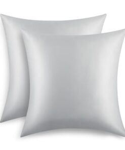 RUIKASI Seidig Satin Kissenbezug 80x80cm - Leicht Pflege wie Seide, OEKO-TEX STANDARD 100 Weich für Haare und Haut 2er S