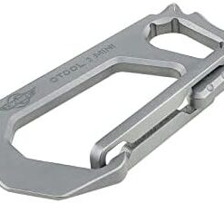 OKNIFE Otool 2 Mini Titan Multitool - Multifunktionaler Karabiner Flaschenöffner Glasbrecher Schraubendreher für Camping