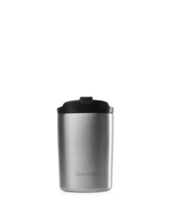 QWETCH - Thermobecher Edelstahl 240ml - Isolierbecher für Kaffee & Tee - 6h heiß, 12h kalt - BPA-frei, auslaufsicher, wi