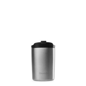 QWETCH - Thermobecher Edelstahl 240ml - Isolierbecher für Kaffee & Tee - 6h heiß, 12h kalt - BPA-frei, auslaufsicher, wi
