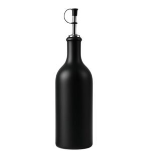Mikkenölflasche 500 ml Steingut für KücheMade in Germany | Mikken Ölflasche 500 ml schwarzes Steingut mit AusgießerMade