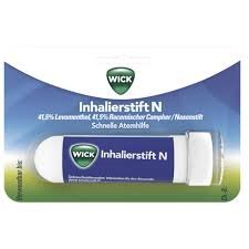 Wick Inhalierstift zur schnellen Abhilfe bei Schnupfen - Spar-Set 3Stück - Levammenthol und Campher - erleichtert die Na