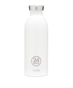 24Bottles Clima Bottle - Thermosflasche für Outdoor Aktivitäten mit 100%iger Abdeckung (12 Std. Hitze, 24 Std. Kälte), E
