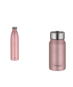 TC Thermosflasche 1,00l Edelstahl Rose Gold Mat | TC Thermobecher Edelstahl 500ml Thermosrose Gold Mat | TC Thermosflas