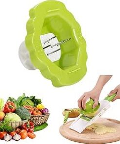 Grüner Fingerschutz für Reibe & Hobel - Lebensmittelsicherer Handschutz für sicheres Gemüseschneiden
