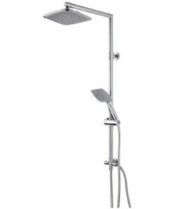 EISL Duschset STELLA - Chrom Montageset für große Regendusche und Handbrause DX1000CACS