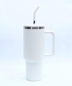 **Tragierbarer 40oz 304 Doppelwandiger Vakuum-Edelstahl-Kaffeebecher** | **Dauerhaft heiß/kalt haltender 1200ml Autobec