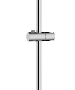 WENKO Duschstange 70 cm Edelstahl Rostfrei für Badegäste im Badzimmer ohne Bohren oder Schrauben installation chromengef
