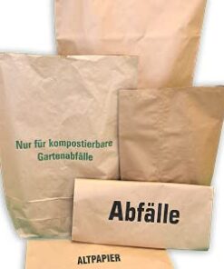 Bioabfall-Säcke 70l 50 Stk. 55x85x20 cmMotiv: unbedruckt, 2Lagig, mit extra Bodendeckblatt
