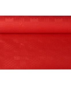 Papstar Rot Farbföllentischttuch Haushalt Outdoor-Ereignisse 8x1.2m Einfaches Zuschneiden #18598