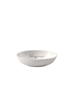 Villeroy & Boch Statement Dessertschale, Spülmaschinenfest und Mikrowellensicher, Premium Porzellan, 18,5 cm, Schälchen