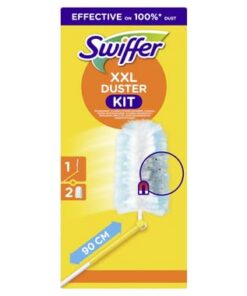 Swiffer XXL Staubsammel-Set, 1 Griff und 2 Ersatzteile, sammelt bis zu 3 Mal mehr Staub und Haare als EIN herkömmlliche