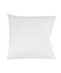 Fleuresse Colours Kissenbezug Mako Satin für Ihr Schlafzimmer - Weiß, 80 x 80 cm, luxuriöse Nachtruhe garantieren