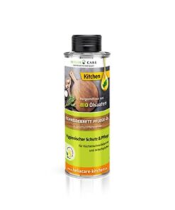 BIO Holzöl für Schneidebrett - Deutsches Bienenwachs Holzpflege - Farb- und geruchlose Politur (250ml) Holzöl für Schn