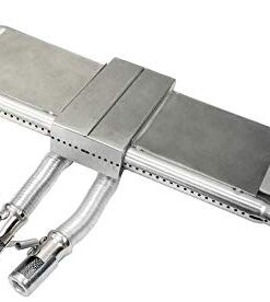 LOKHING Edelstahl Einstellbarer Grill Ersatzteil für Universal BBQ (38 cm bis 56 cm) - Ob Long Tube Burner - Hochwertige