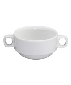 Holst Porzellan Suppen-Obertasse 0,25l Weiß Catering 6er Set TC 025 B1