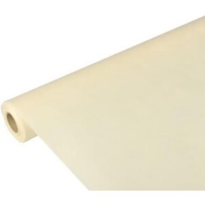 Papstar Soft Selection Creme Tischdecke 10x1,18m, umweltfreundlich und feuchtigkeitsresistent #82287