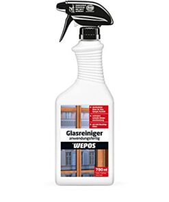 Anwendungsfernige Wepos Glasreiniger für Auto und Haus | Wepos Glasreiniger anwendungsfertig - ideal für Auto und Fenst