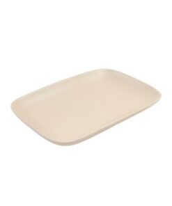 Holst Porzellan RT 734 eckige Platte Oasis Beige 24x16cm 6er Set