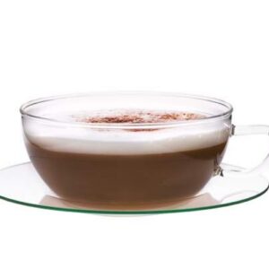 trendglas JENA 210120 Around The Tea Cup Medio mit Glasuntertasse - 300 ml Inhalt für Gäste und.self-service beim Teekoc