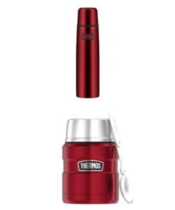 THERMOS CRANBERRY ROT LIGHT BEERFLASCHE 1L HEAT & COLD DURCHHALTEND THERMOS CRANBERRY ROT STAINLESS STEEL BEHAELTER 0,