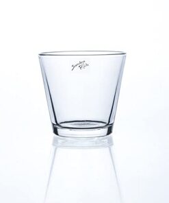 [CONI Glasvase Teelichthalter Windlicht] Dekoglas H. 11cm Ø 12cm für Wohnzimmer und Outdoor-Raum