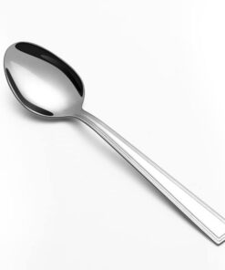 Hunnycook Teelöffel-Set, Edelstahl, hochglanzpoliert, für Zuhause und Restaurant, spülmaschinenfest, 12 Stück (13,7 cm)