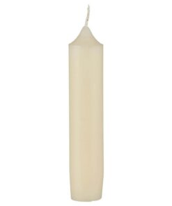 Ib Laursen Kurze Stabkerze für Zimmertemperatur - Ideal für romantische Abende - Dufttiefes Parfüm, Creme Farbe - 1 Stüc