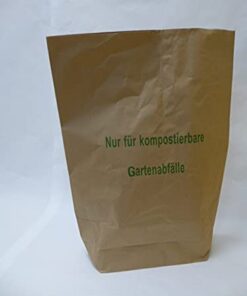 Bioabfall-Säcke 120l 70x95x22 cm für Kompostieren 2lagig mit Bodendeckblatt