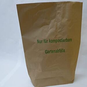 Bioabfall-Säcke 120l 70x95x22 cm für Kompostieren 2lagig mit Bodendeckblatt