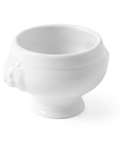 HENDI Suppenschüssel Mikrowelle- & Geschirrspülersicher 0,05L ø55x45mm Weiß Porzellan