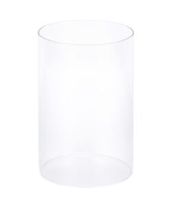 EDZARD Ersatzglas Kerzenleuchter Mascha und Bamboo, 15 cm Hoch, 10 cm Durchmesser, Windlichtglas, Gläser ohne Boden