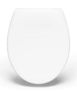 Bullseat® Toilettendeckel Softclose Abnehmbar White WC Sitz, Klodeckel mit Absenkautomatik, Toilettenbrille