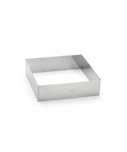De Buyer 3906.16 Tortenringe Aus Edelsahl, Silber,ideal für Küchen von Backmeistern,Perfect für Geburtstagspartys und Fa