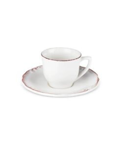 KARACA Elizabeth Teetasse für 1 Person - elegantes Keramik-Set für den täglichen Gebrauch - ideal für morgendlichen oder