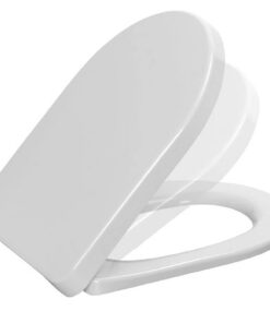 Ramm antibakterielles WC Sitz mit Absenkautomatik Soft Close | Duroplast Sitz aus EU | kompatibel mit Roca Happening | i