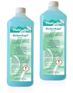 Fluid-Tec 2 Liter Scherkopfreiniger Nachfüllflüssigkeit für Philips Rasierer Reinigungsstation Serie 5000, 7000, 8000, 9