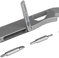 OKNIFE Opry2 Titan Pry Bar Multitool + Multi-Bit Screwdriver EDC für Computer & Brillen Reparatur täglich zu Hause